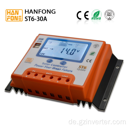 Smart Lading 30A Ladung PWM Solar Controller